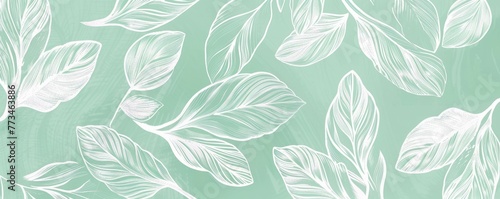 plant leaves silhouette background.