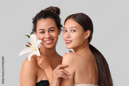 Beautiful young women with ...
