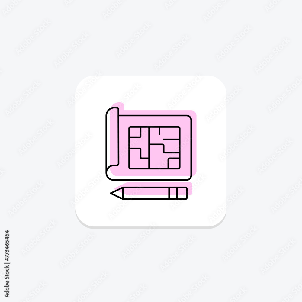 Building Planning icon, energy, park, power, renewable, editable vector, pixel perfect, illustrator ai file Building Planning icon, energy, park, power, renewable, editable vector, pixel perfect, illustrator ai file