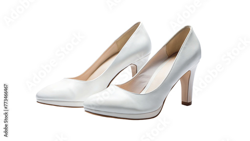 Heels isolated on Transparent background. National Two Different Colored Shoes Day