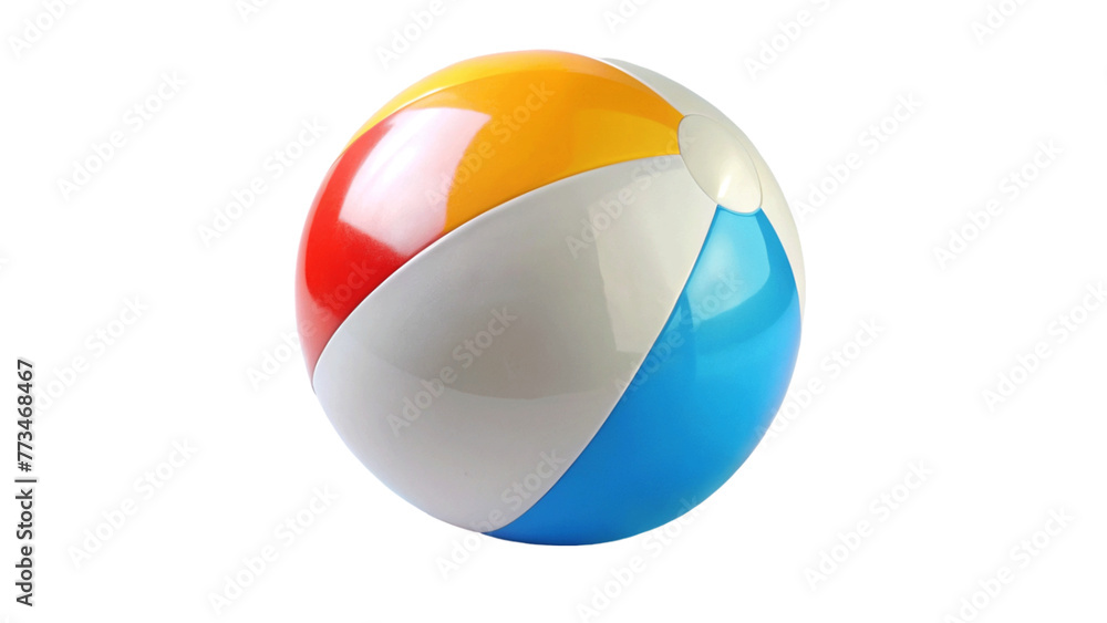 Beach ball isolated on Transparent background. Beach ball isolated on Transparent background.