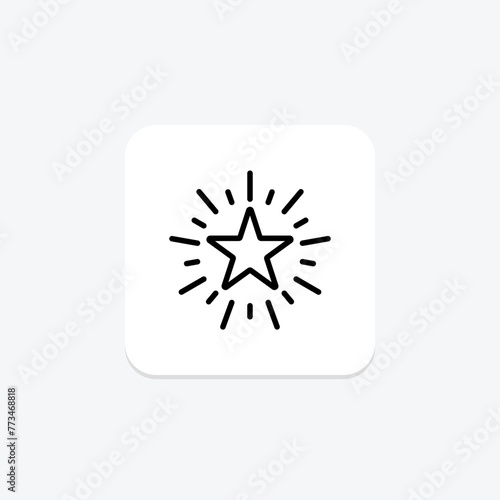 Excellence Star icon, star, recognition, award, honor, editable vector, pixel perfect, illustrator ai file