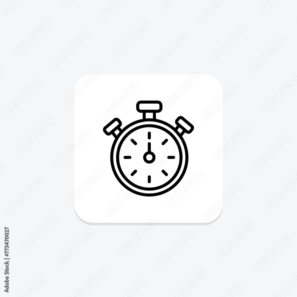 Stopwatch icon, time, timer, clock, speed, editable vector, pixel perfect, illustrator ai file Stopwatch icon, time, timer, clock, speed, editable vector, pixel perfect, illustrator ai file
