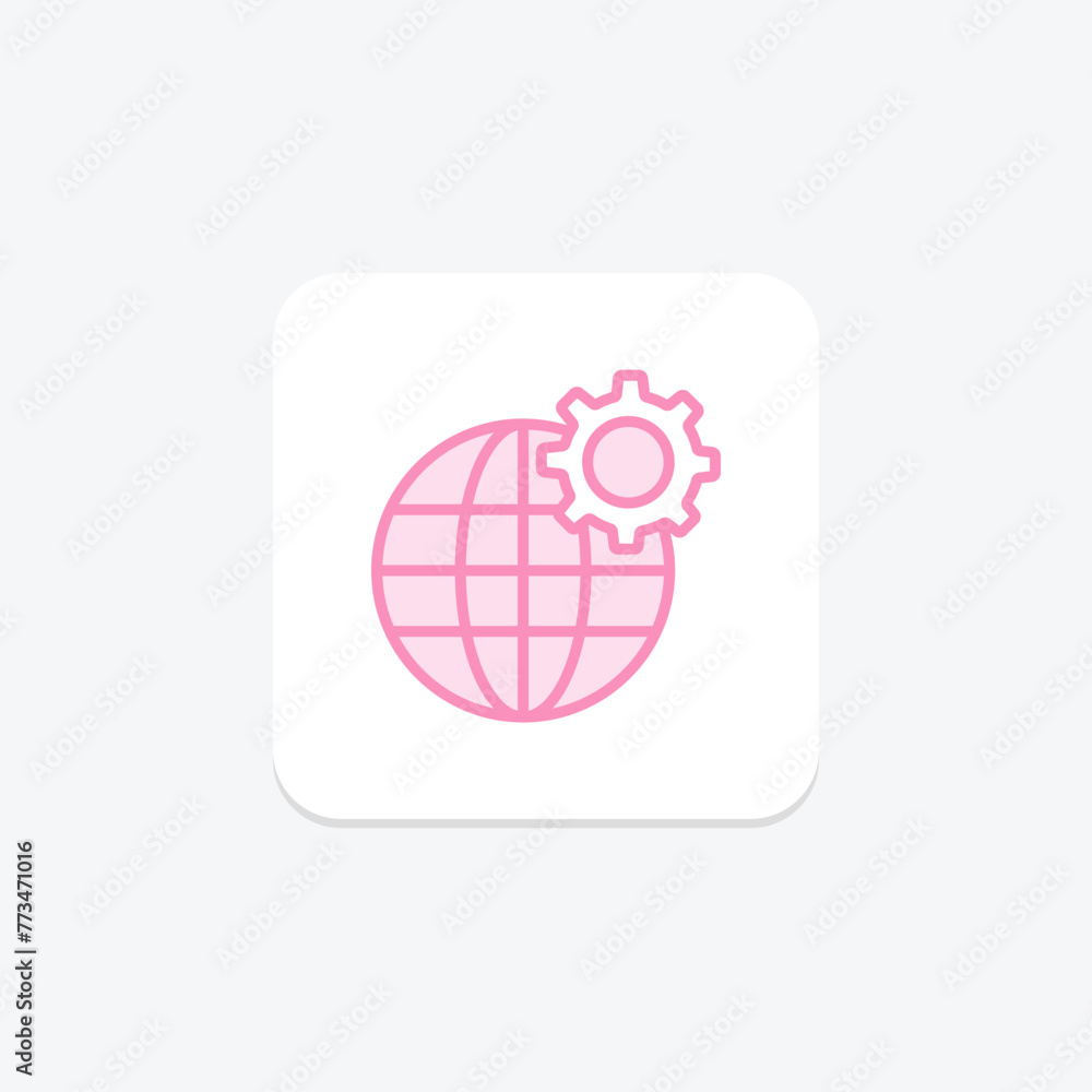 Global Configuration icon, configuration, settings, setup, options, editable vector, pixel perfect, illustrator ai file Global Configuration icon, configuration, settings, setup, options, editable vector, pixel perfect, illustrator ai file