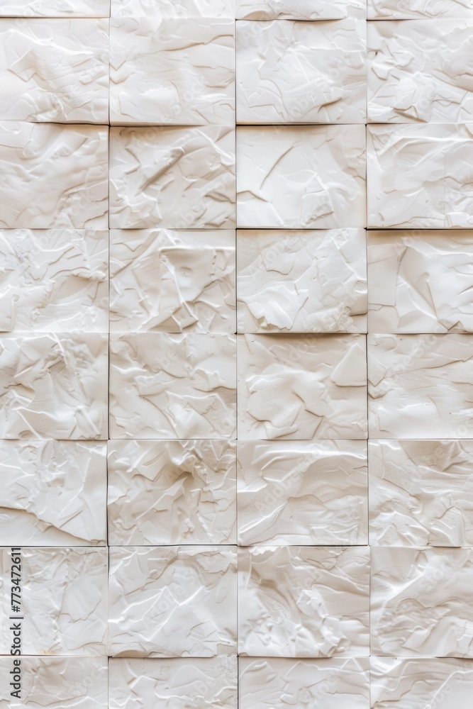 Detailed shot of a white paper wall, suitable for background use Detailed shot of a white paper wall, suitable for background use
