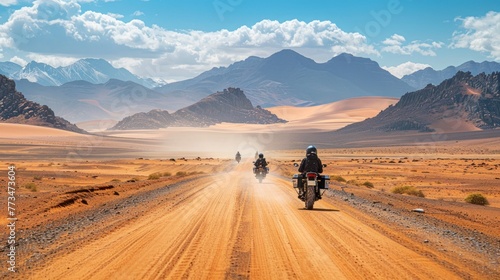 Explore new horizons and unlock the secrets of the past on our classic motorbike tour, where every turn reveals a world of pastel wonders. © 2D_Jungle