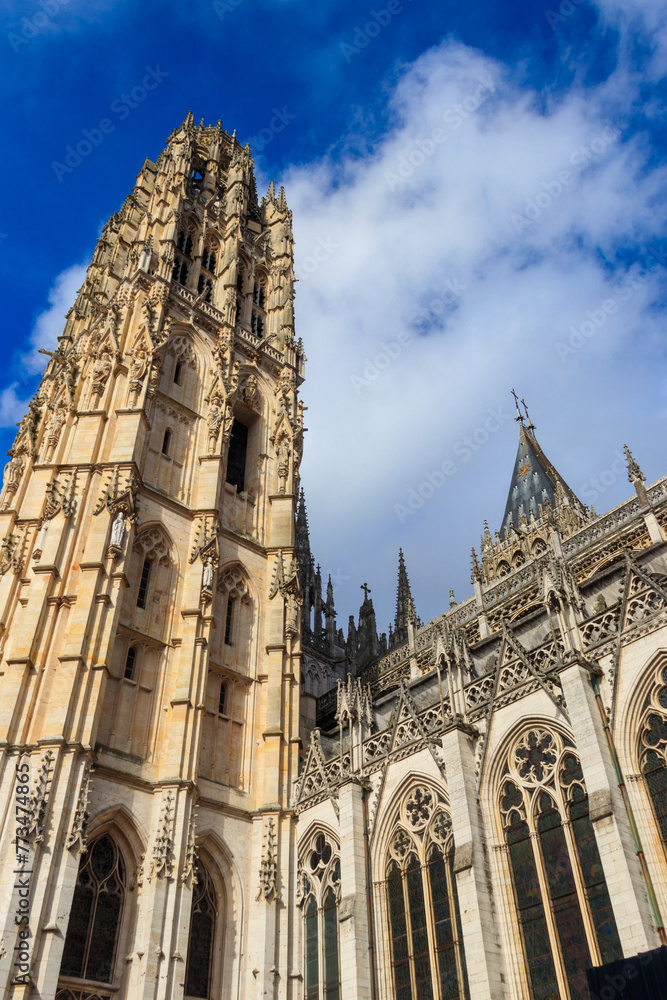 Cathedral Notre Dame of Rouen in France