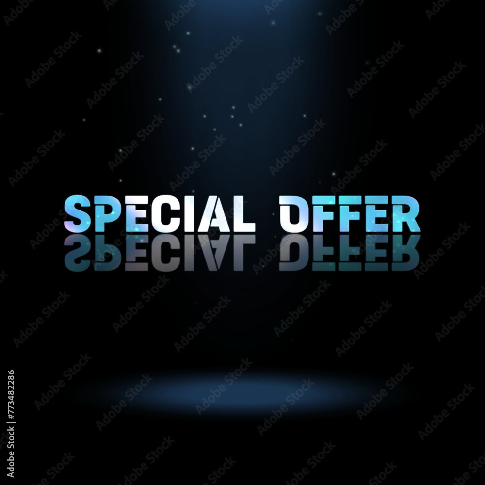 3d graphics design, special offer text effects