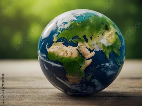 Earth globe  background  Earth day concept