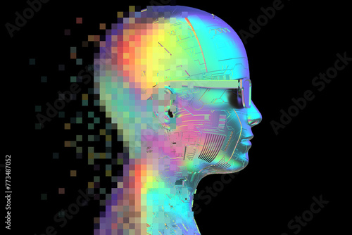 künstliche Intelligenz chromatisch photo