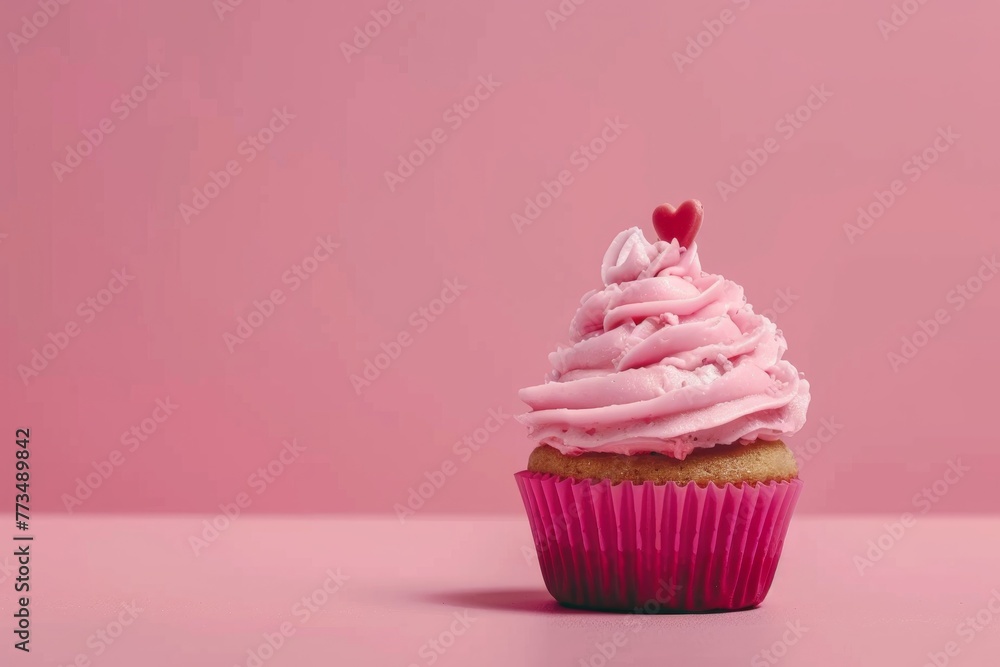 Cupcake isolated with space for text Cupcake isolated with space for text