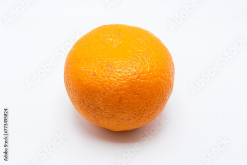 orange on white background