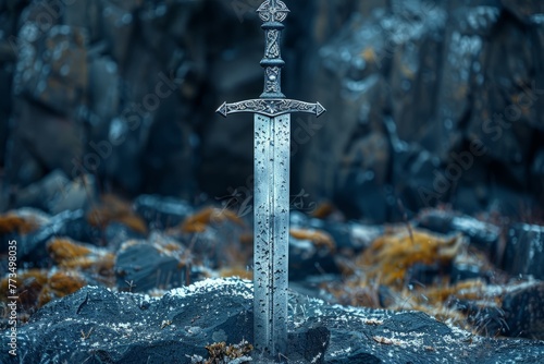 Sword on Rocks