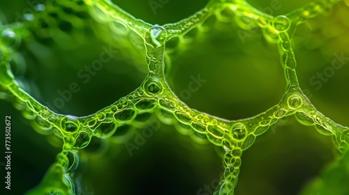 A closer look at a chloroplast the green pigmentfilled organelle found in plants that helps with photosynthesis. photo