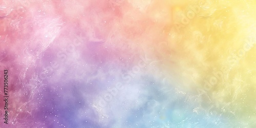 Pastel rainbow gradient, with a soft blur effect that adds a touch of whimsy and magic to the background