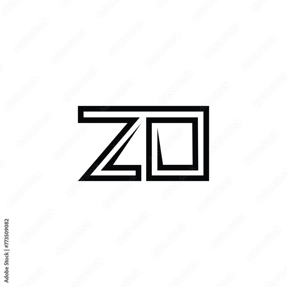 ZO, OZ, Abstract initial monogram letter alphabet logo design ZO, OZ, Abstract initial monogram letter alphabet logo design