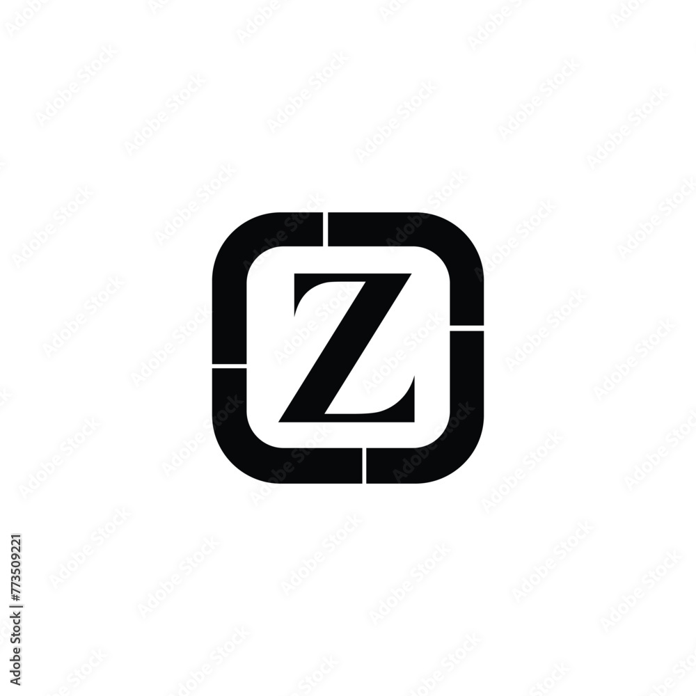 Alphabet letters Initials Monogram logo ZO, OZ, O and Z Alphabet letters Initials Monogram logo ZO, OZ, O and Z