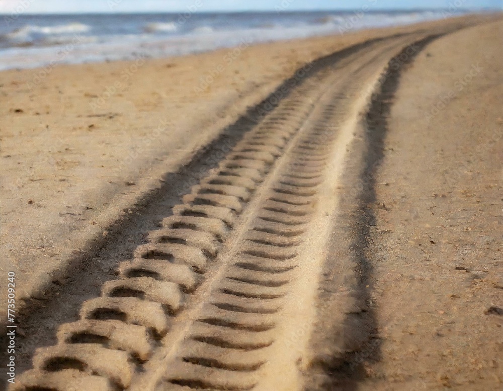 Car tread marks on the beach 89568.jpg, Firefly Car tread marks on the beach Car tread marks on the beach 89568.jpg, Firefly Car tread marks on the beach