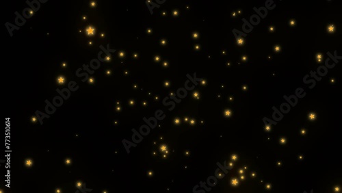 Glowing Stars Overlay For Video Editing