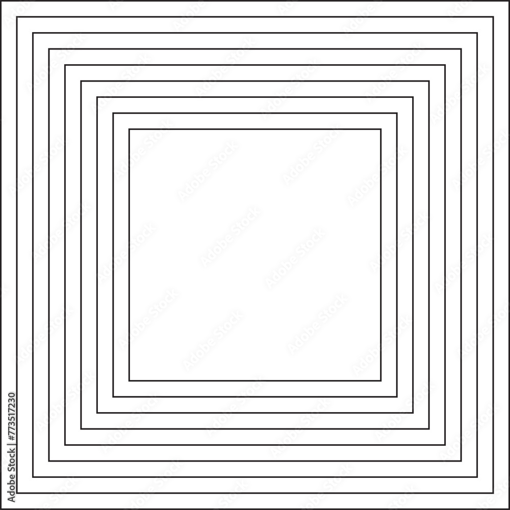 Square blend line shapes. Graphic design elements Square blend line shapes. Graphic design elements