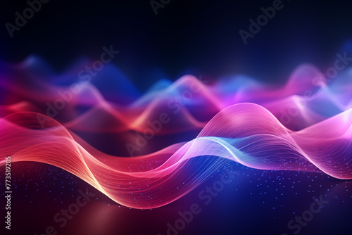 abstract background with waves