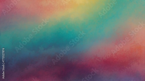 watercolor Beautiful color gradient background with noise. Abstract pastel holographic blurred grainy gradient banner background texture Colorful digital grain soft noise effect Nostalgia, vintage, re