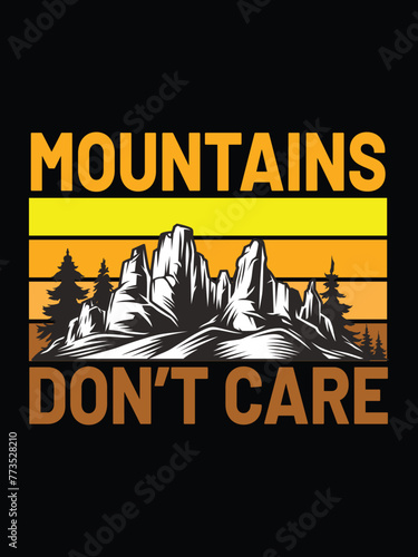 Outdoor mountain t-shirt design (ID: 773528210)