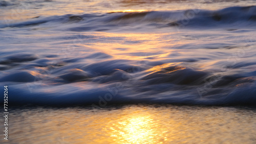 Close up of wave motion as background