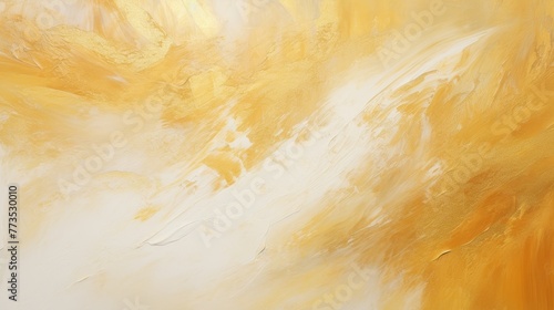 Wallpaper Mural Freehand abstract art prints golden grain oil on canvas.  Torontodigital.ca