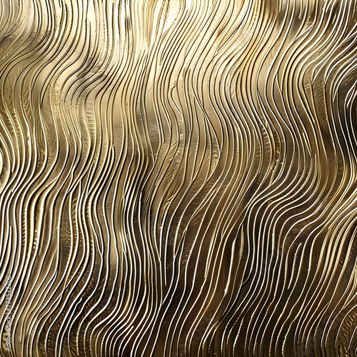 Elegant, shimmering gold wave pattern backdrop, showcasing a luxurious and sophisticated design.