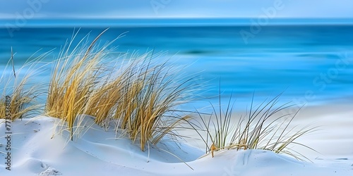 sandy beach white sand blue sky ocean beach 