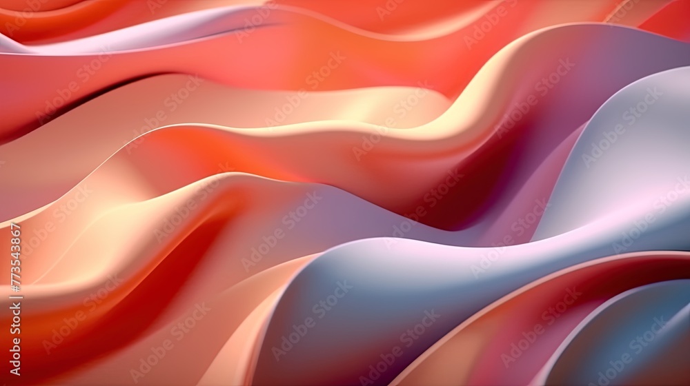 background of orange and pink curved surfaces mixing and creating abstract shapes. background of orange and pink curved surfaces mixing and creating abstract shapes.