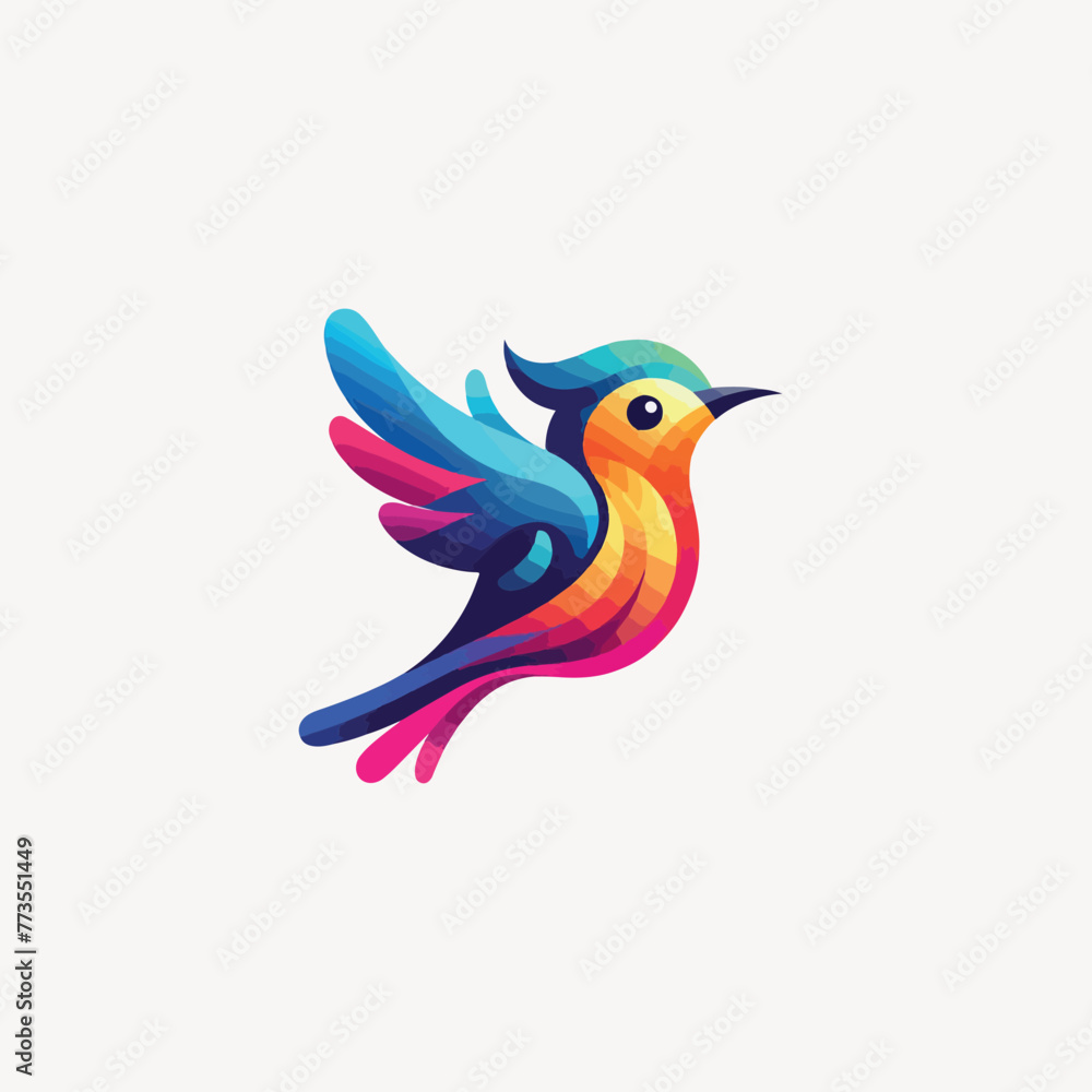 Obraz premium Bird logo design,Generative Ai