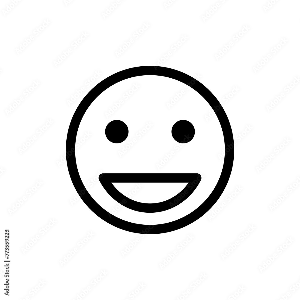 Smile icon vector isolated on white background. Smile vector icon. Emoticon Icon vector. Emoji Smile icon vector isolated on white background. Smile vector icon. Emoticon Icon vector. Emoji