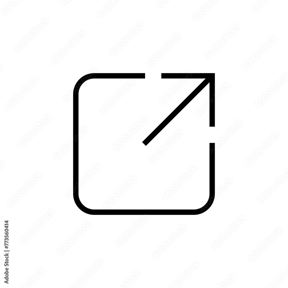 Link icon vector isolated on white background. Link vector icon. External link symbol vector icon. Hyperlink symbol Link icon vector isolated on white background. Link vector icon. External link symbol vector icon. Hyperlink symbol