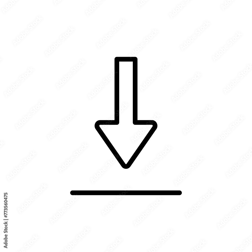 Download icon vector isolated on white background. Downloading vector icon Download icon vector isolated on white background. Downloading vector icon