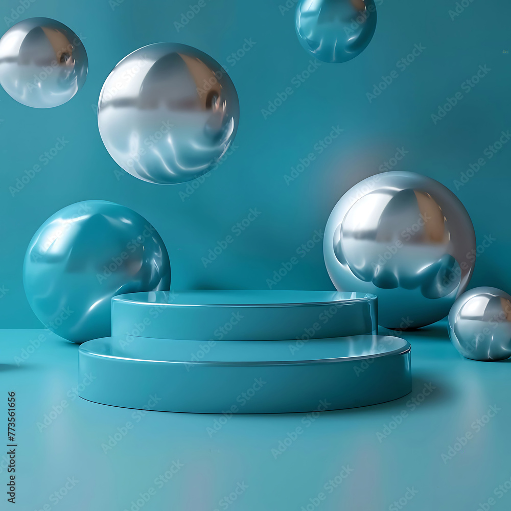 3D Podium with a glossy slate blue finish. empty studio room background. 3d stage for product display. an abstract platform for product presentation. podium for advertisement. tech products mockup. 3D Podium with a glossy slate blue finish. empty studio room background. 3d stage for product display. an abstract platform for product presentation. podium for advertisement. tech products mockup.