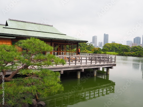 hama-rikyu gardens, these former imperial and shogunate gardens are a lesser-known oasis in the middle of the metropolis