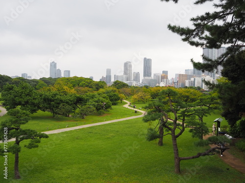 hama-rikyu gardens, these former imperial and shogunate gardens are a lesser-known oasis in the middle of the metropolis