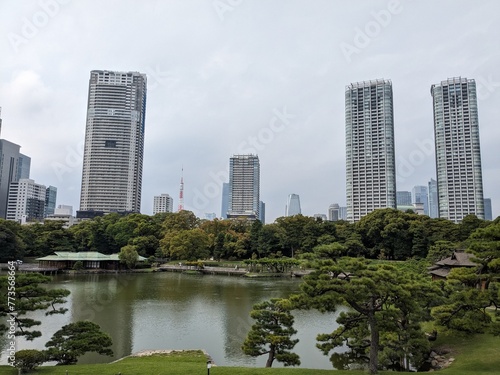 hama-rikyu gardens, these former imperial and shogunate gardens are a lesser-known oasis in the middle of the metropolis