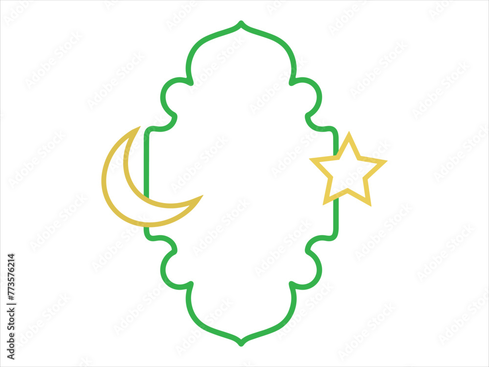 Obraz premium Frame Background Eid Al Adha 