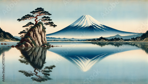 浮世絵（Ukiyoe）／富士山 