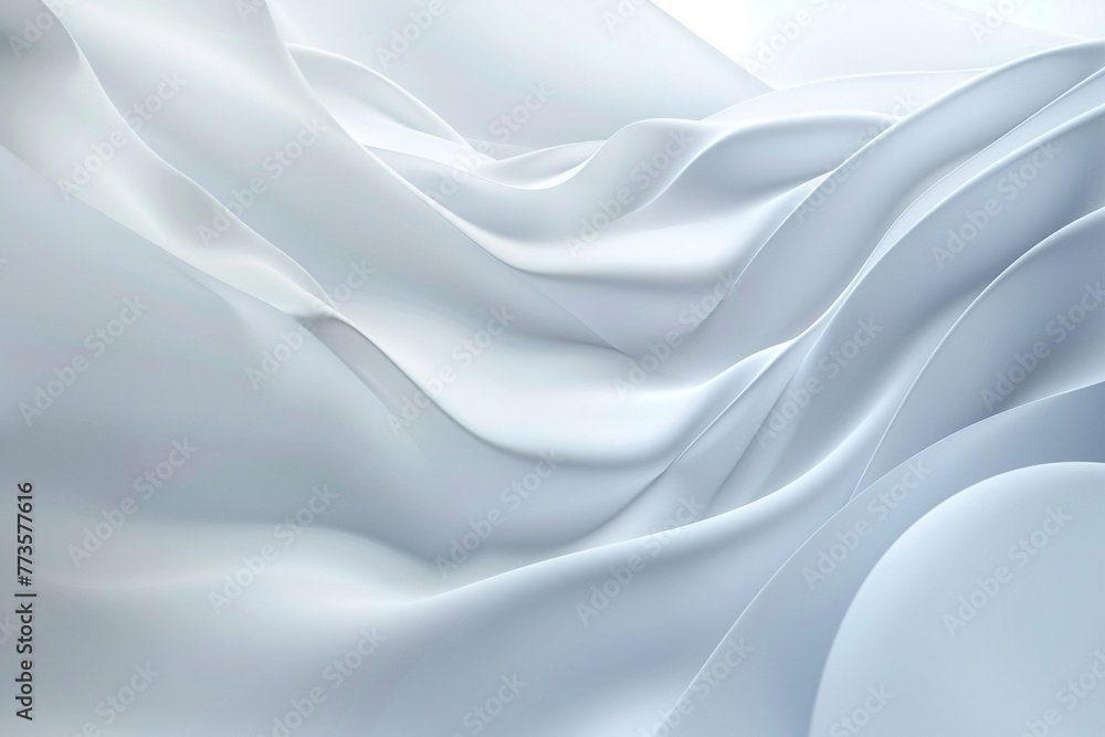A serene and minimalist image featuring a milky white abstract background, evoking a sense of tranquility and purity.