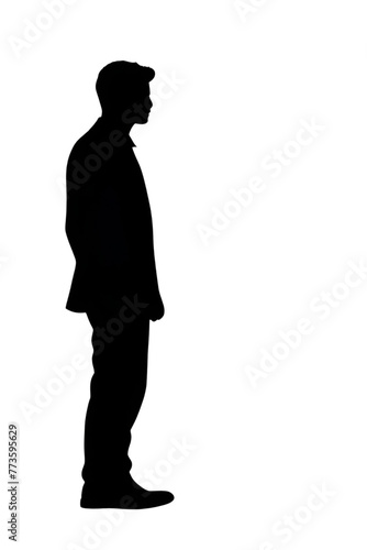 The image shows a basic siluet or outline shape of a person