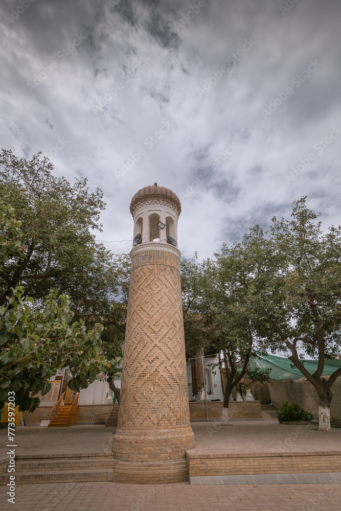 Entrance to Guri Amir or Gur Emir is a mausoleum of the Mongol conqueror