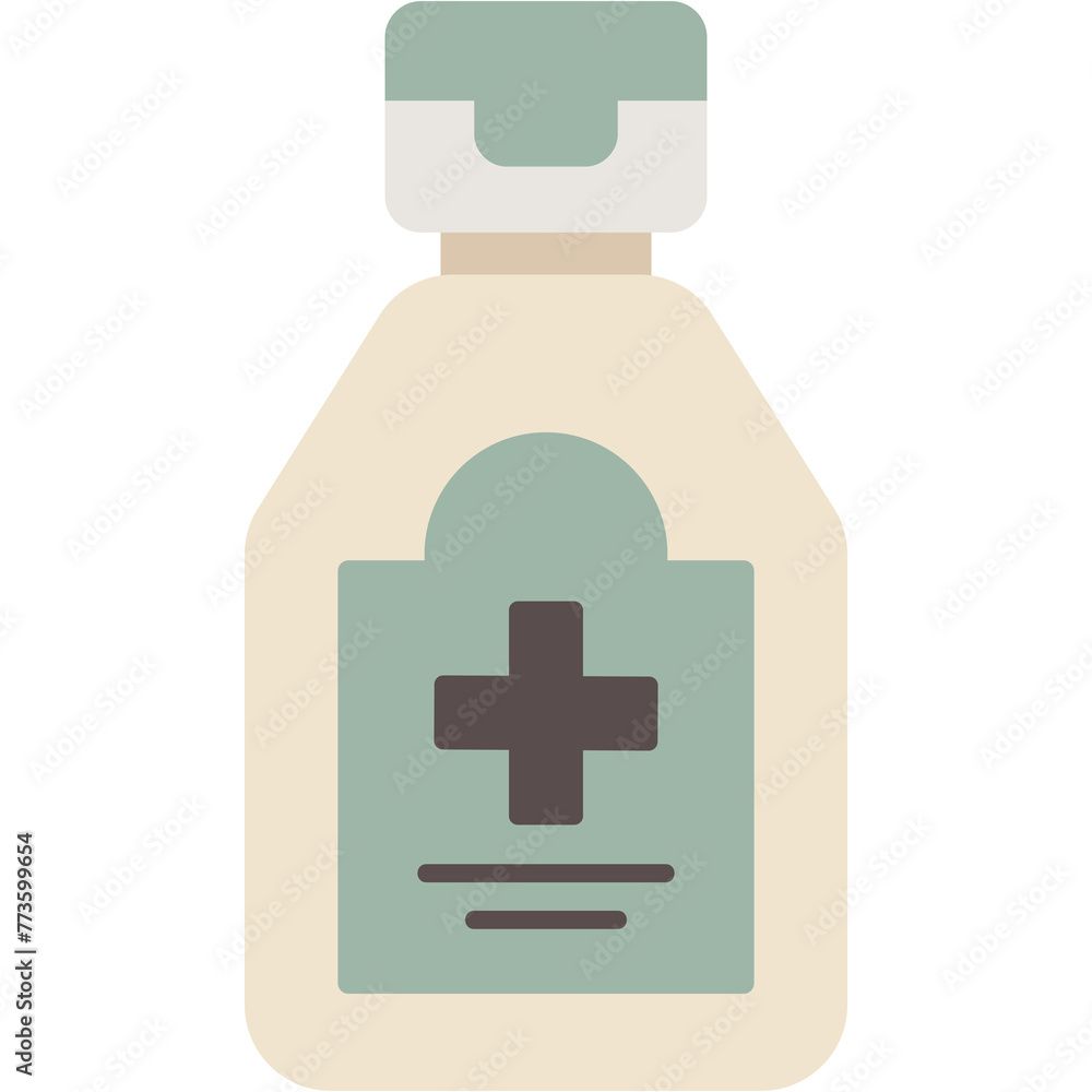 Fototapeta premium Antiseptic Illustration