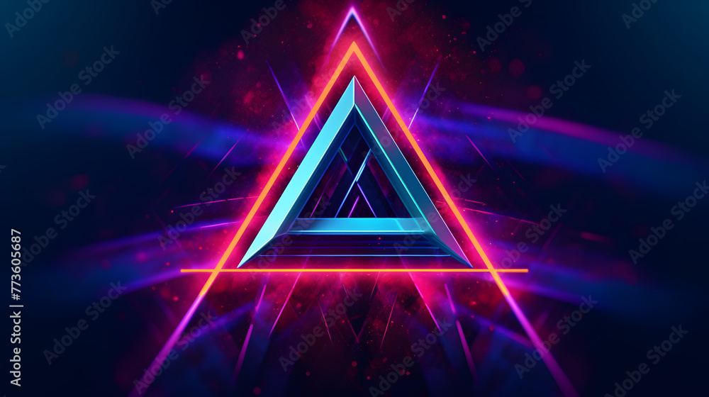 Digital futuristic triangle geometry abstract graphic poster web page PPT background Digital futuristic triangle geometry abstract graphic poster web page PPT background