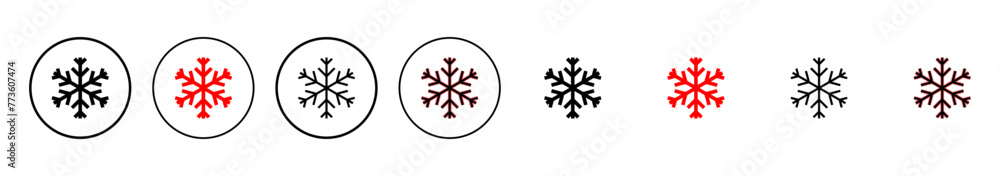 Snow icon vector illustration. snowflake sign and symbol Snow icon vector illustration. snowflake sign and symbol