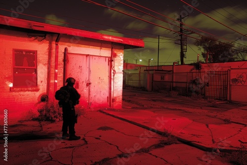 A nighttime patrol, where inspectors use infrared cameras to detect hotspots invisible to the naked eye.
