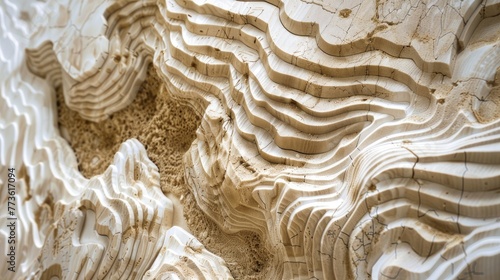 Topographical wall art